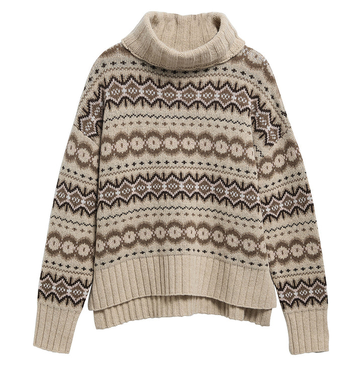 Barbour beige genser - forfra