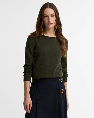 Pendle Crew Neck Jumper, Olive