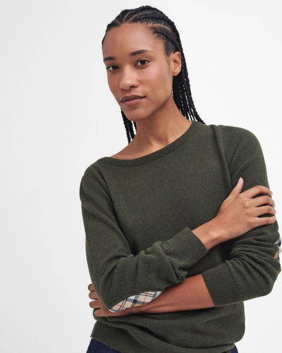 Pendle Crew Neck Jumper, Uniform Green