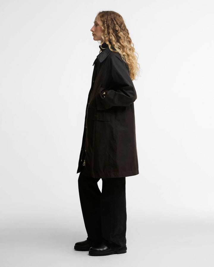Agatha Waxed Jacket, Rustic/Shadow Classic