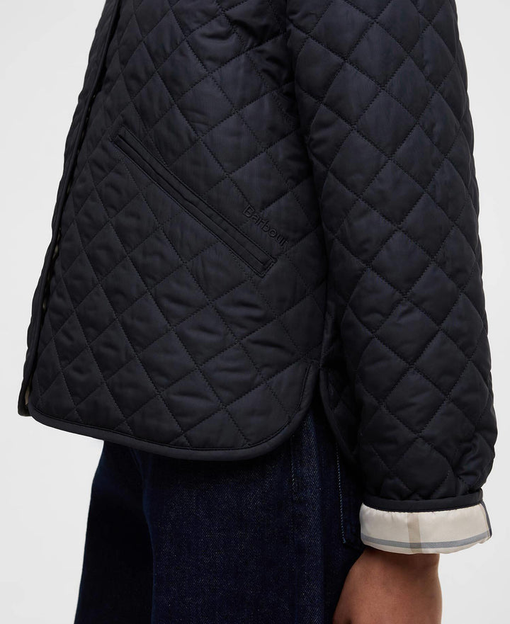Barbour svart jakke - helfigur