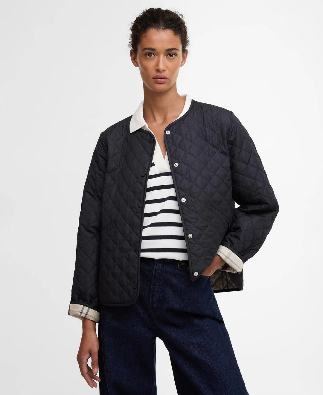 Barbour Cashel Quilt, Navy