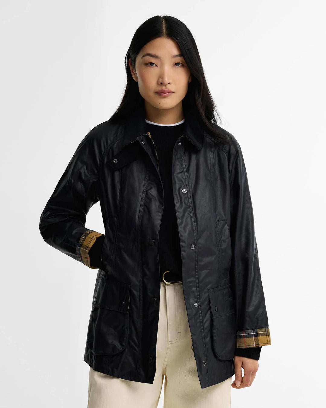 Classic Beadnell® Waxed Jacket, Navy