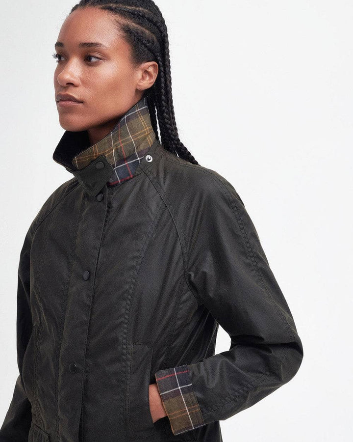 Classic Beadnell® Waxed Jacket, Olive