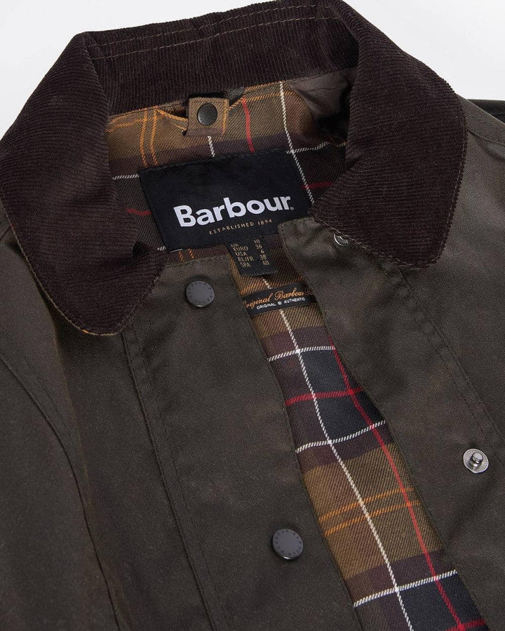 Classic Beadnell® Waxed Jacket, Olive