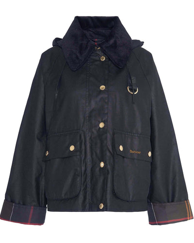 Reighton Spey Waxed Jacket, Black