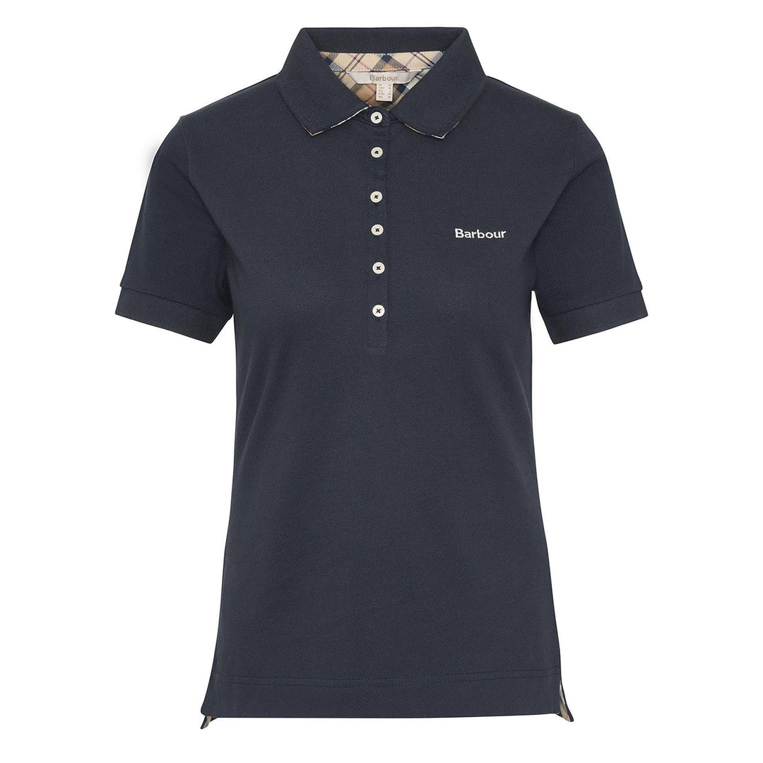 Barbour marineblå overdel t-shirt - forfra