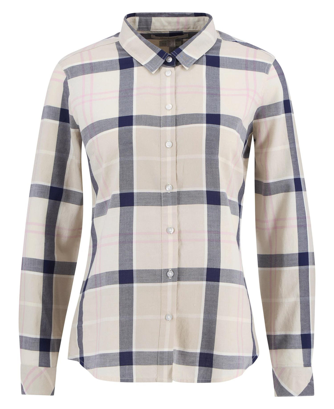 Barbour beige skjorte rutet - helfigur