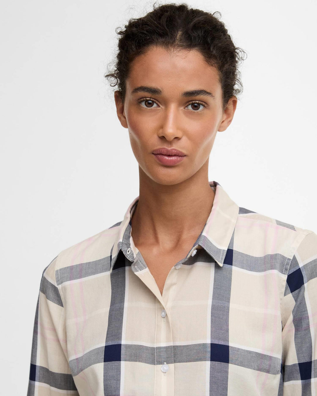 Barbour beige skjorte - helfigur
