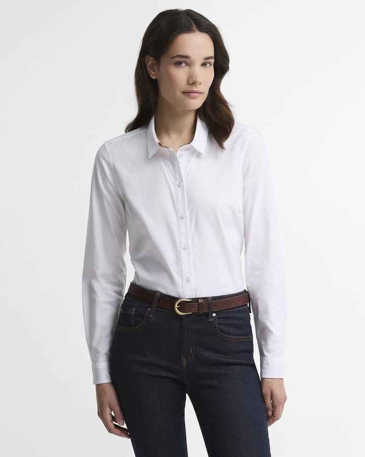 Derwent Shirt, White/Cedarwood