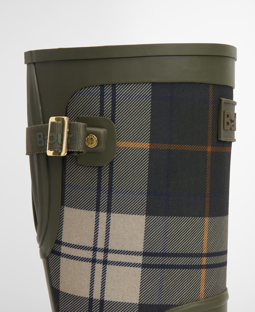 Barbour olivengrønn støvel - detalj