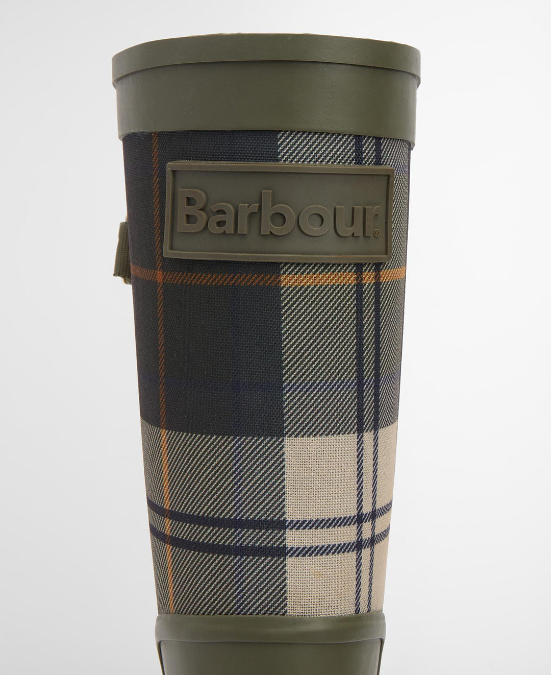 Barbour olivengrønn termokopp - nærbilde