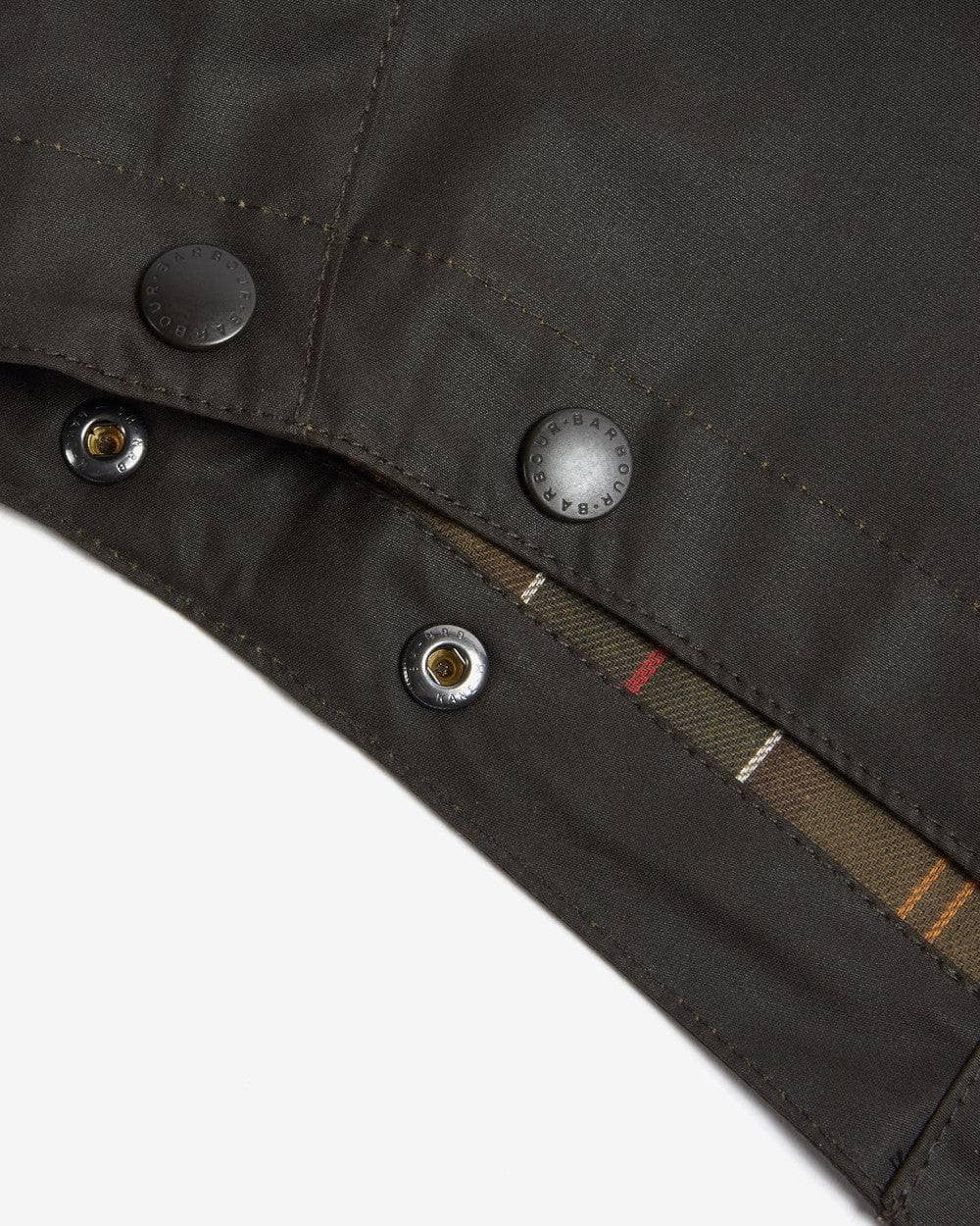Barbour olivengrønn tilbehør - detaljbilde