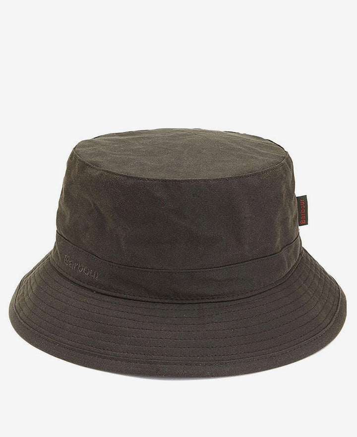 Barbour olivengrønn tilbehør lue - forfra 2