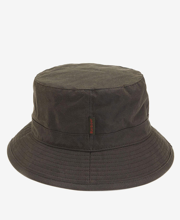 Barbour olivengrønn tilbehør lue - forfra 3