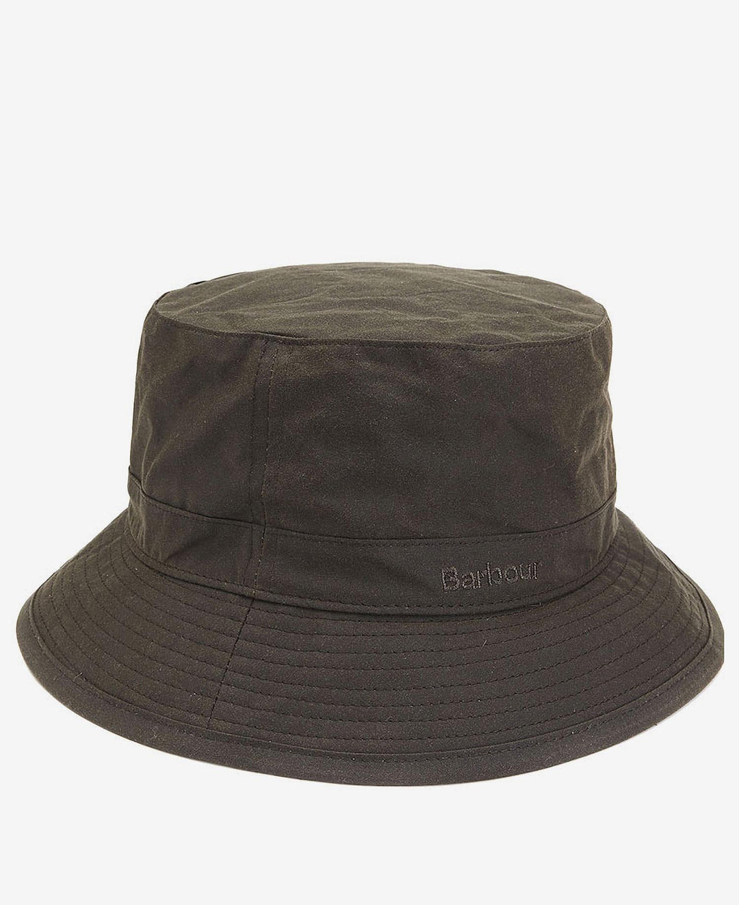 Barbour olivengrønn tilbehør lue - forfra 1