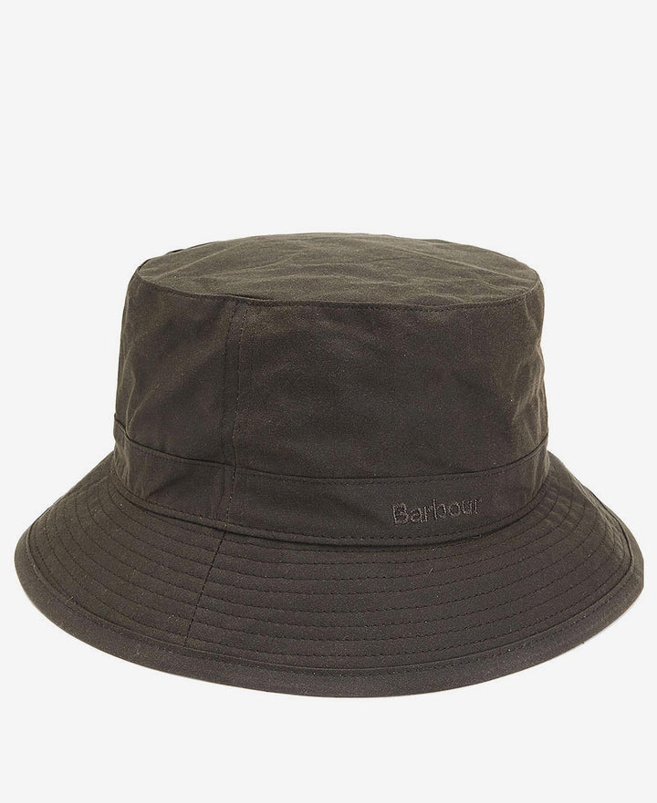 Barbour olivengrønn tilbehør lue - forfra 1