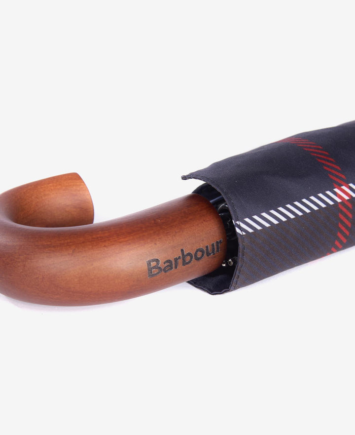 Barbour grå paraply - nærbilde