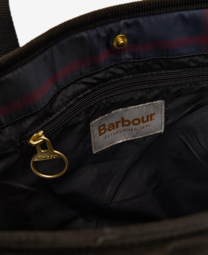 Barbour mørkegrå tilbehør veske - innside