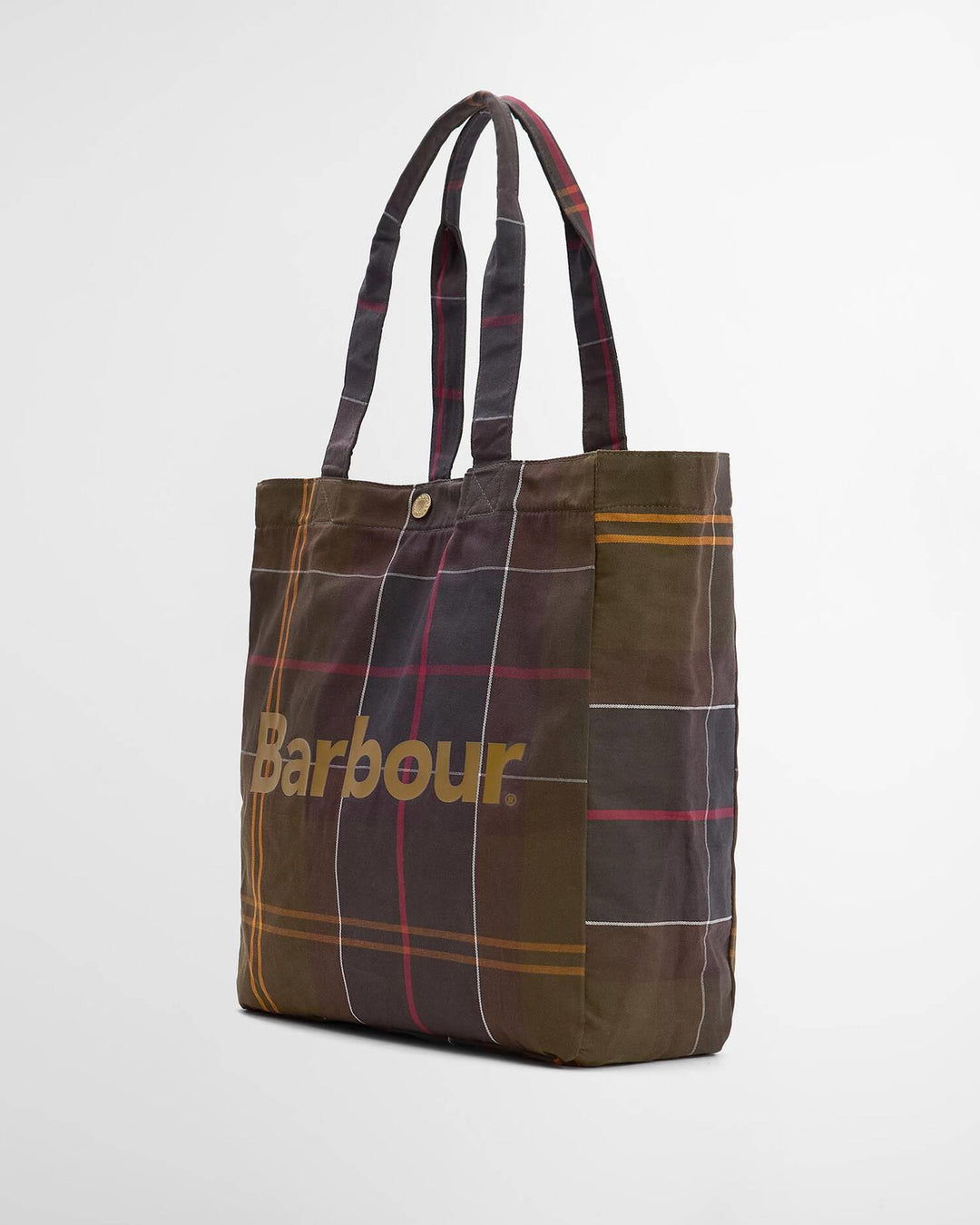 Barbour olivengrønn tilbehør veske - fra siden