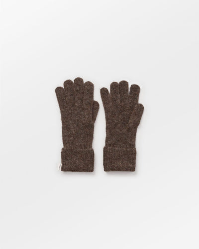 Alpaca-Wool Glove, Hot Fudge Brown