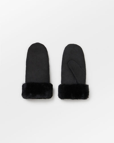Doa Shearling Mitten, Black