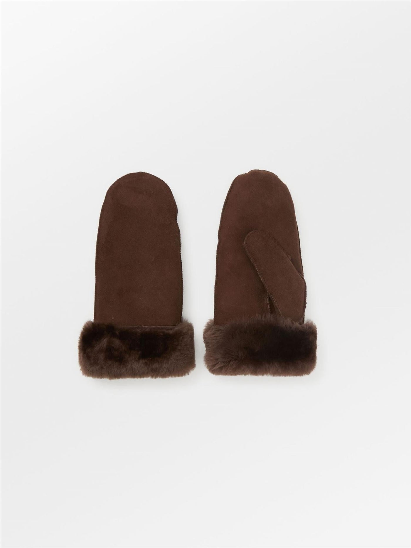 Doa Shearling Mitten, Chocolate Torte fra BECKSÖNDERGAARD hos Tråkk Inn