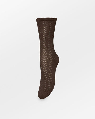 Leofa Cotta Sock, Hot Fudge Brown