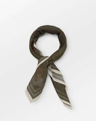 Brodefloria Cotta Scarf, Hot Fudge Brown