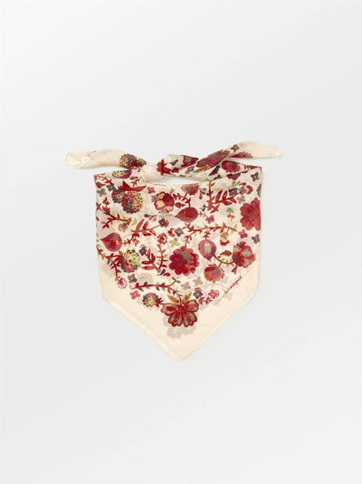 Bromflora Tabby Sia Scarf, Birch White fra BECKSÖNDERGAARD hos Tråkk Inn