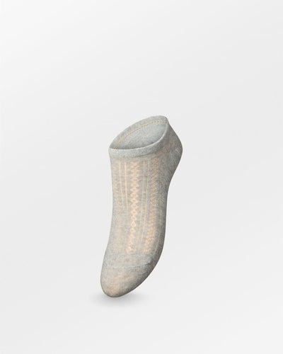 Crochia Cotta Sneakie Sock, Light Grey Melange