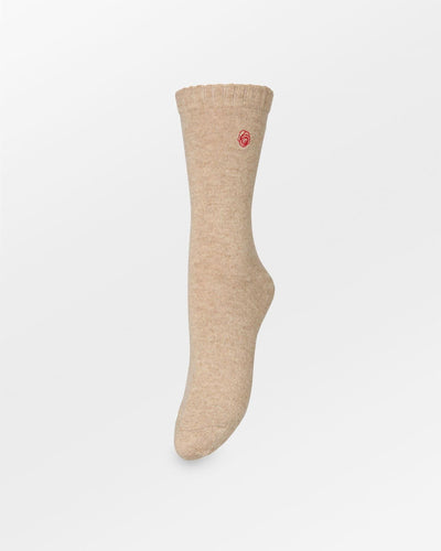 Rosea Wola Sock, Beige Melange