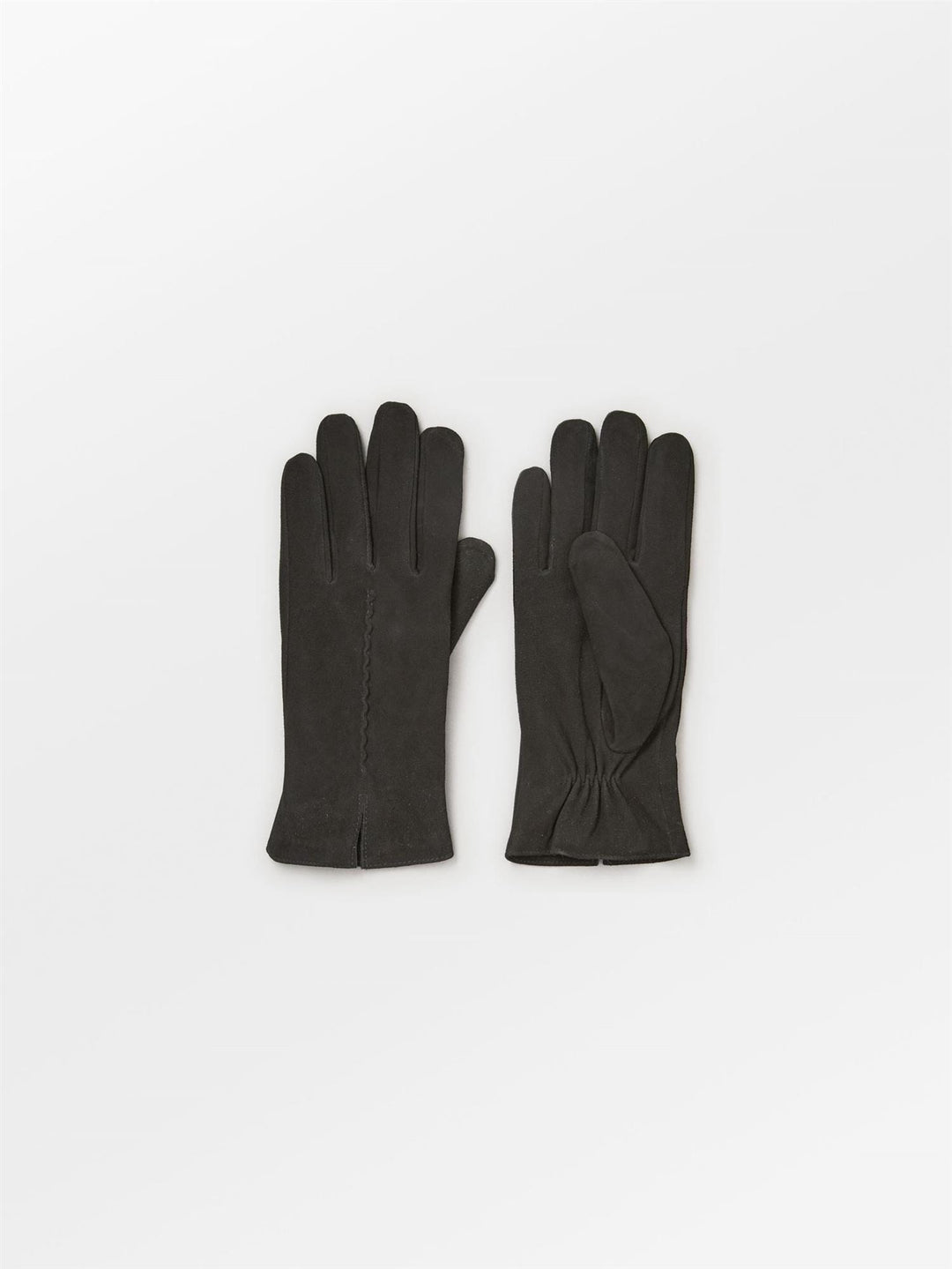 Suede Leather Glove, Black