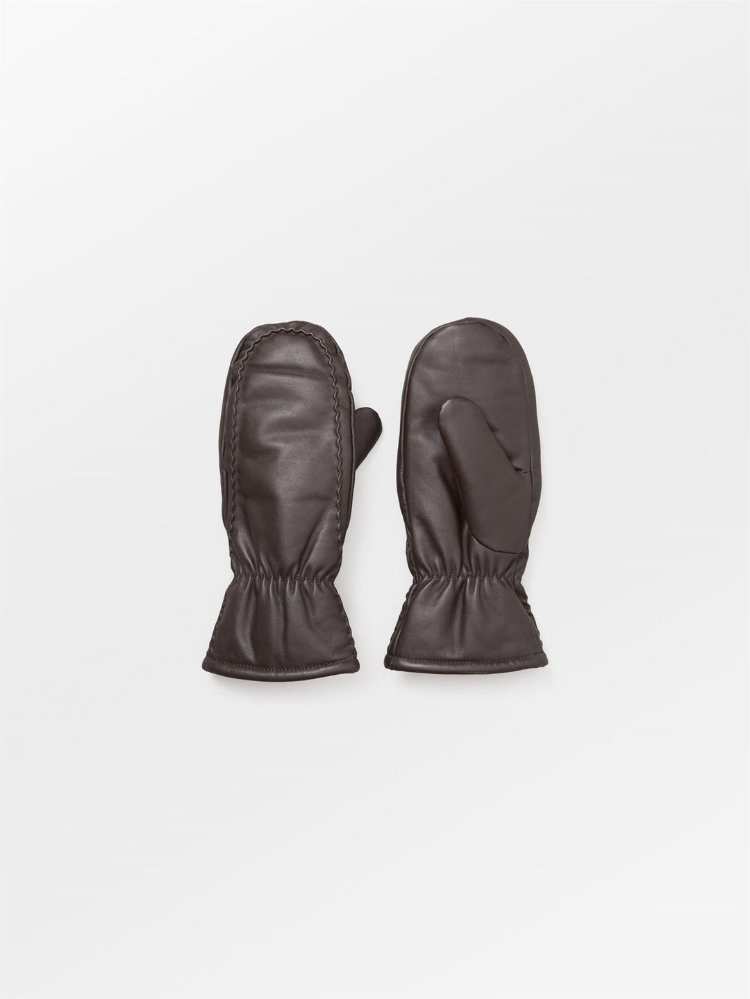 Tack Leather Mitten, Hot Fudge Brown