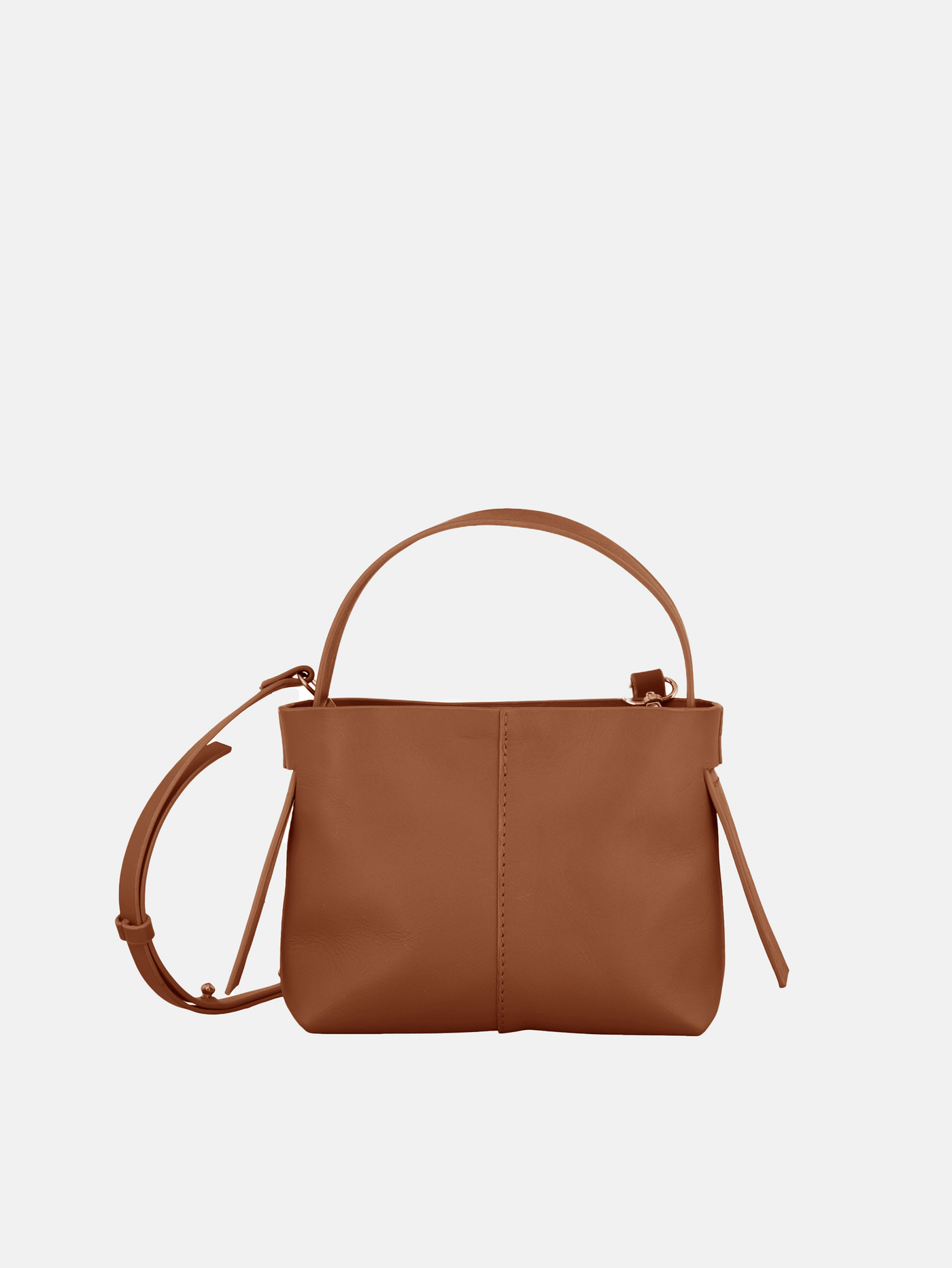 Nappa Fraya Mini Bag, Leather Brown