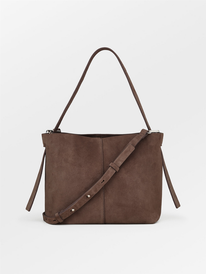 Suede Fraya Small Bag, Hot Fudge Brown