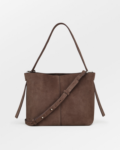 Suede Fraya Small Bag, Hot Fudge Brown