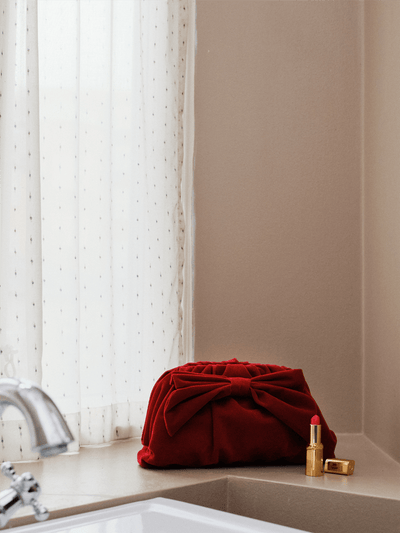 Velvet Bonita Bag, Savvy Red