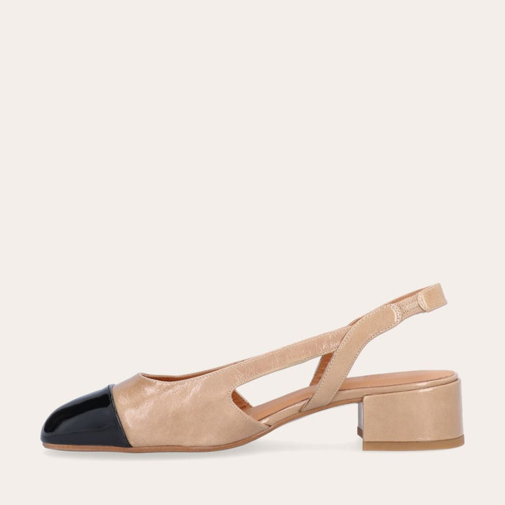 Billi Bi beige sko - fra siden