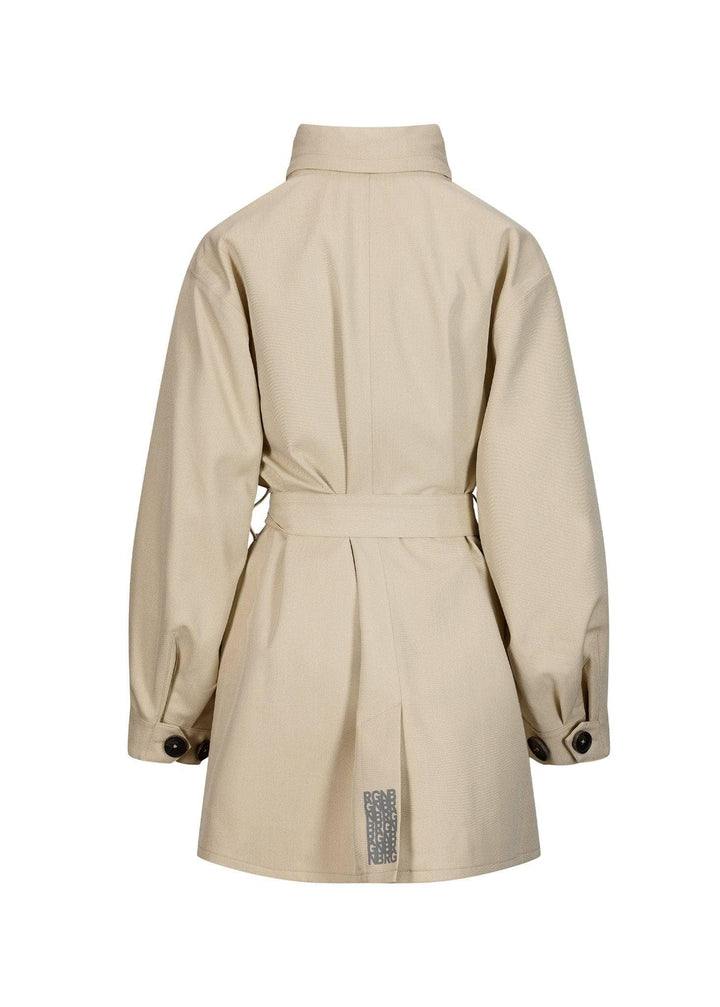 BRGN beige jakke - bakfra