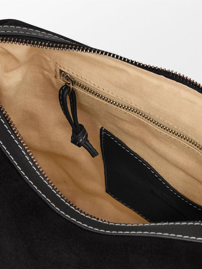 Suede Ginni Medi Bag, Black fra BECKSÖNDERGAARD - bilde 4