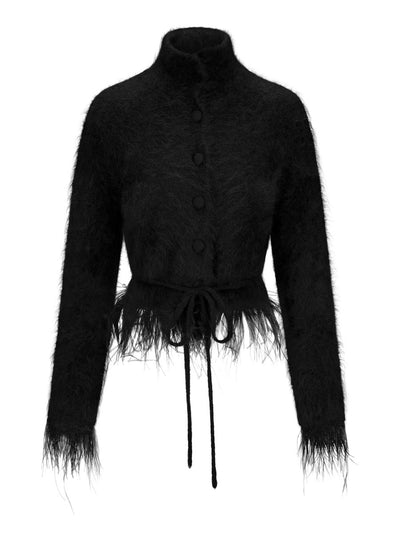 Chay Chunky Jacket, Black fra Ella & il hos Tråkk Inn