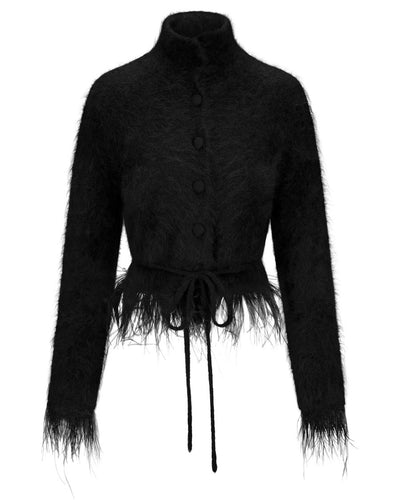 Chay Chunky Jacket, Black