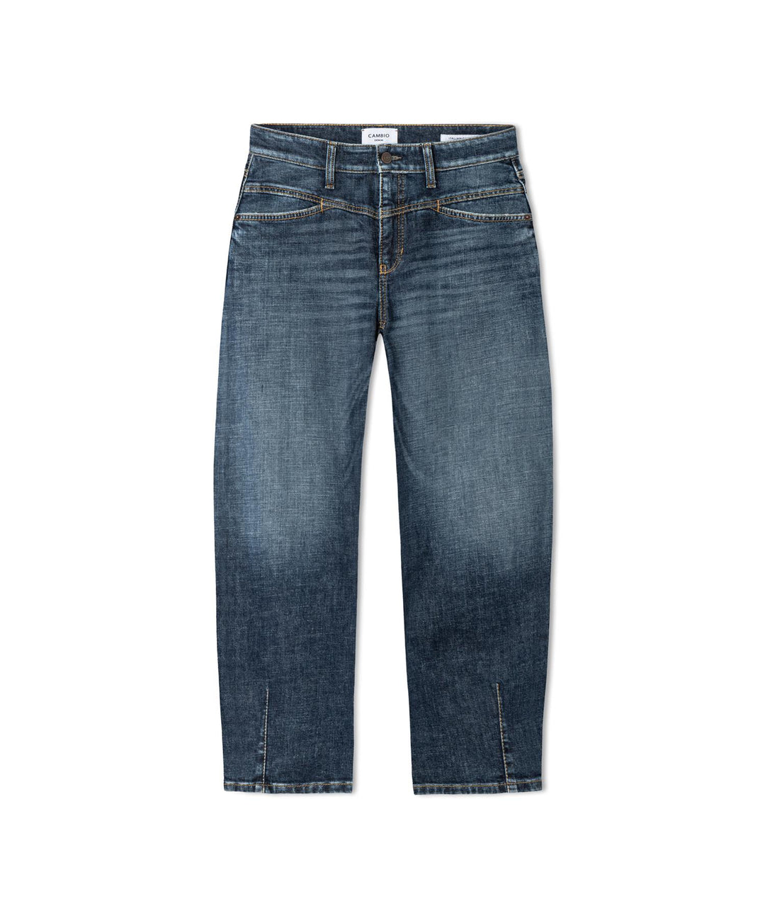 Cambio mørk indigo blå bukse - forfra
