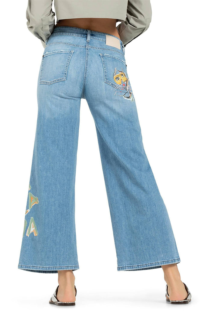 Cambio lys blå bukse jeans - bakfra 1