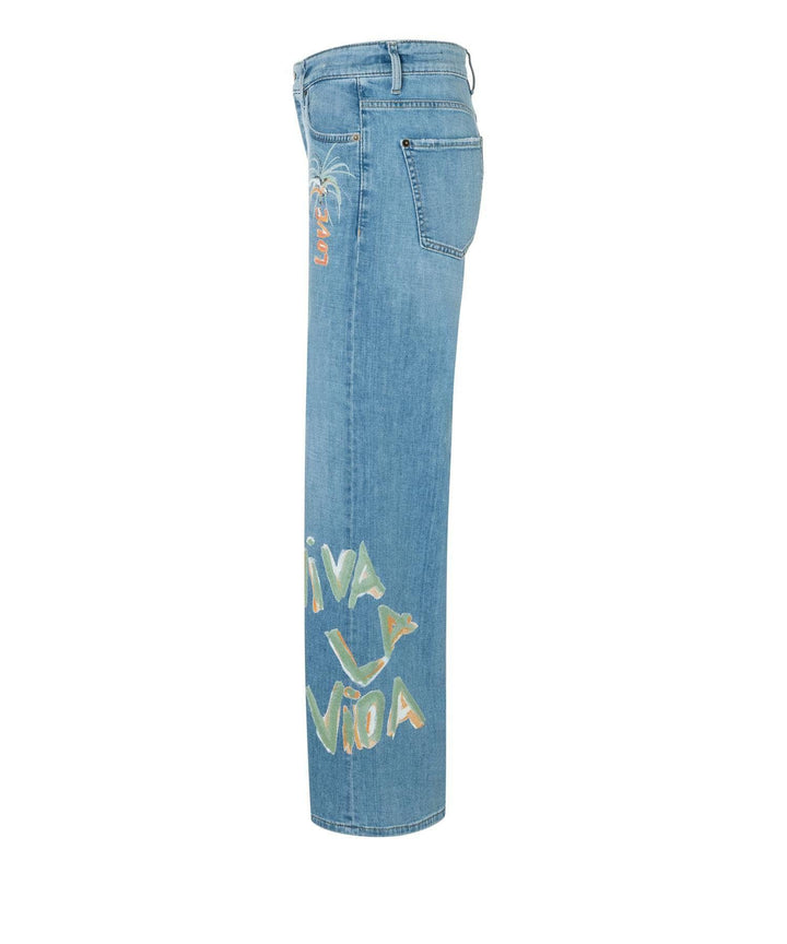 Cambio lys blå bukse jeans - fra siden