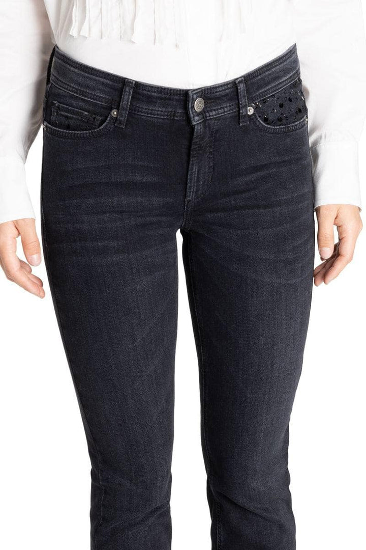 Cambio svart bukse jeans - nærbilde