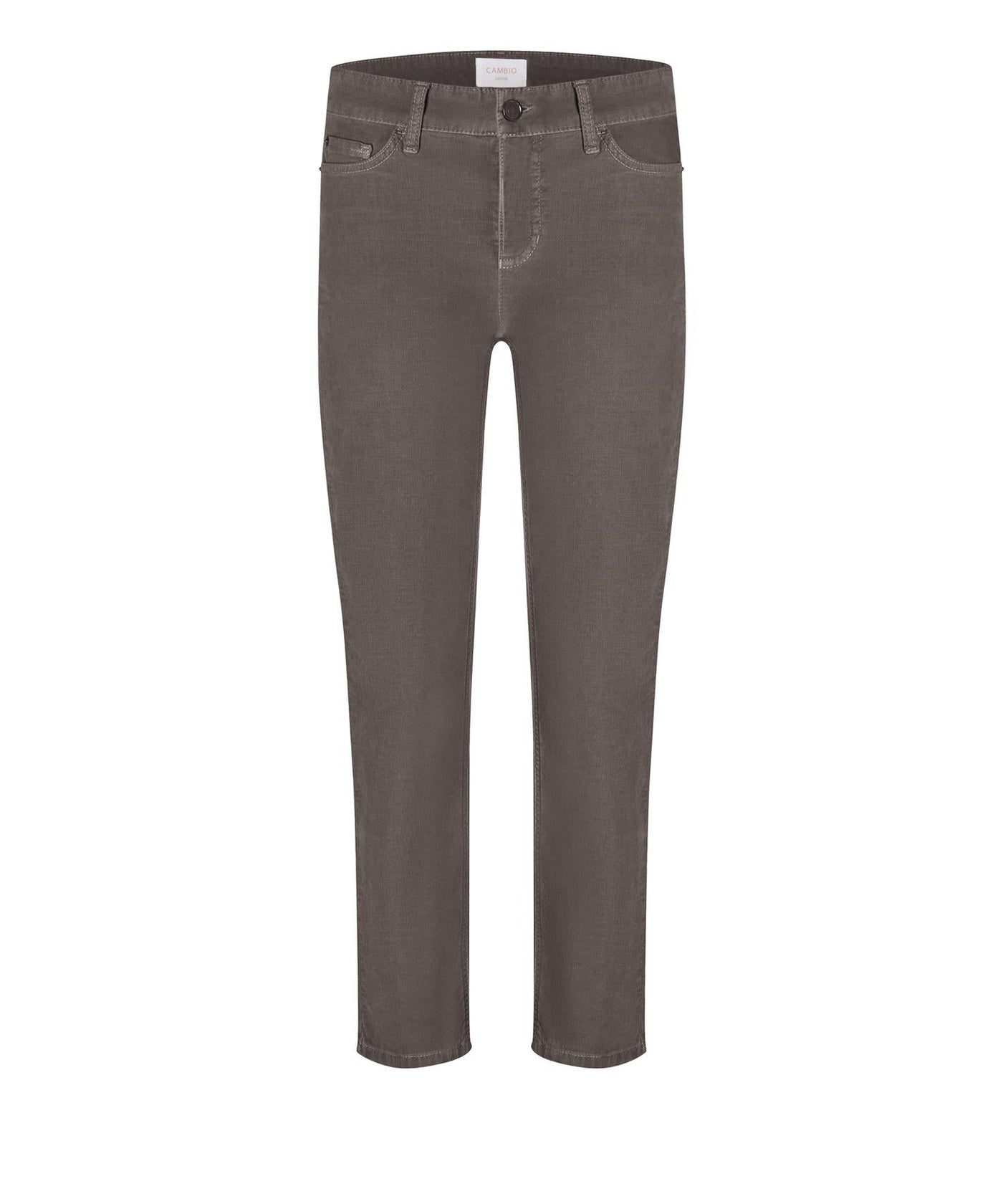 Piper Cropped, Stone Grey fra Cambio hos Tråkk Inn