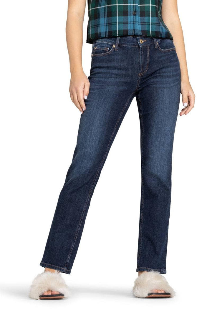 Cambio mørkeblå bukse jeans - på modell