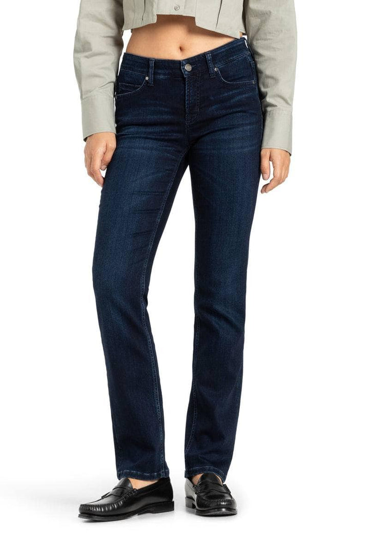 Cambio mørkeblå bukse jeans - på modell